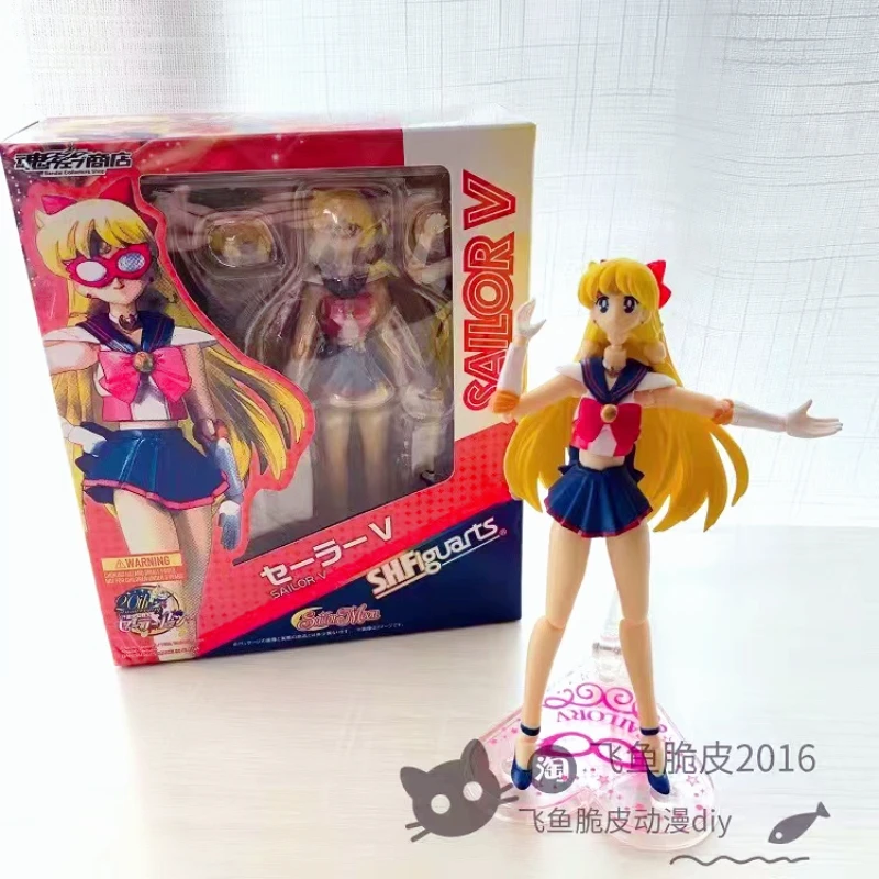 15cm Anime Sailor Moon SHF Tsukino Usagi PVC Figure Doll