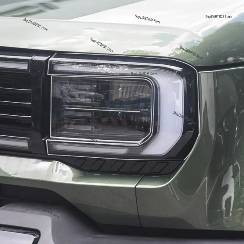 

Для BAIC BJ40 PRO (2025-2026) аксессуары для модификации пленки дымчатого черного света, защитная пленка для автомобильного освещения