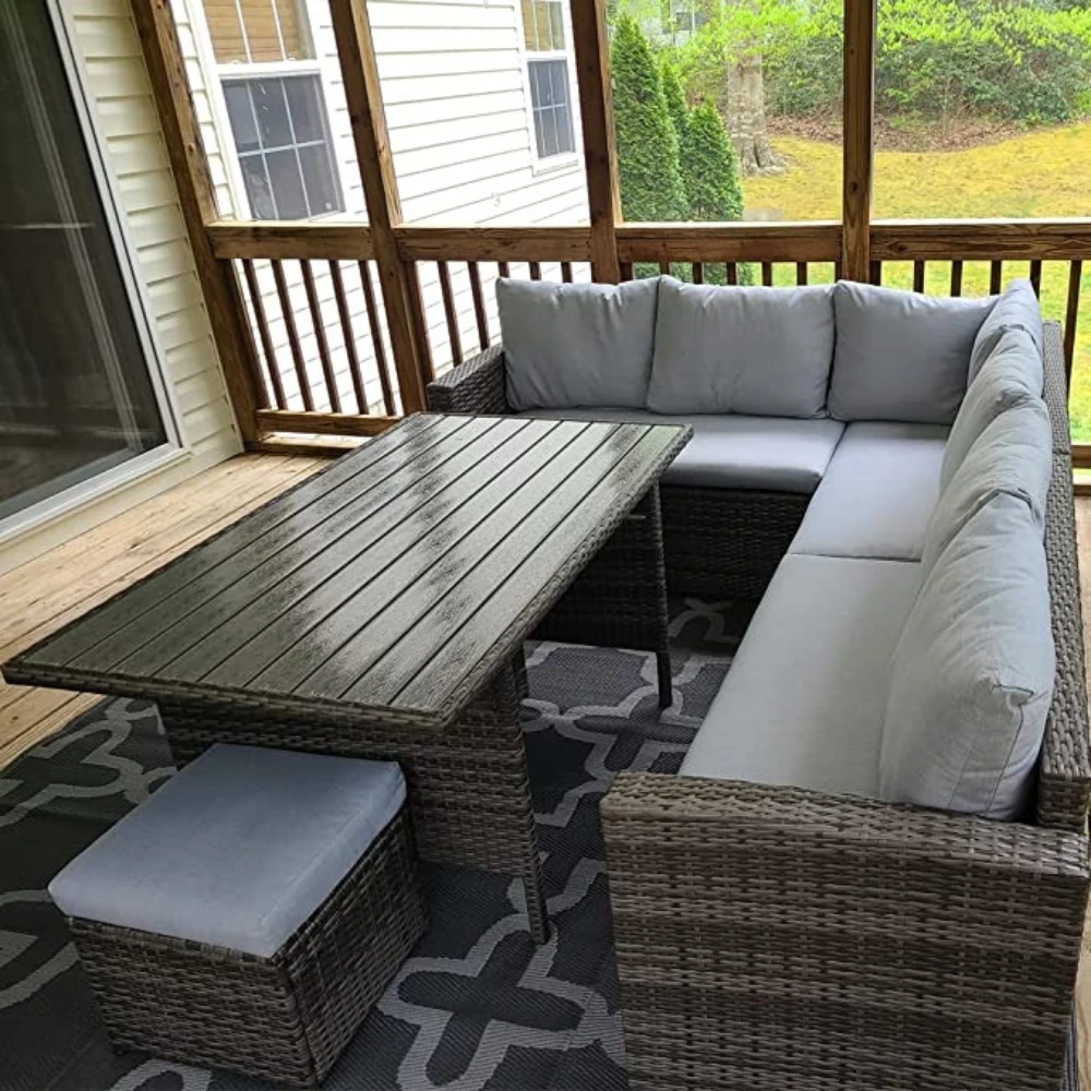 10 Sizes Windproof Water-Resistant Patio Covers - Chair Seat & Cushion Replacement Slipcovers