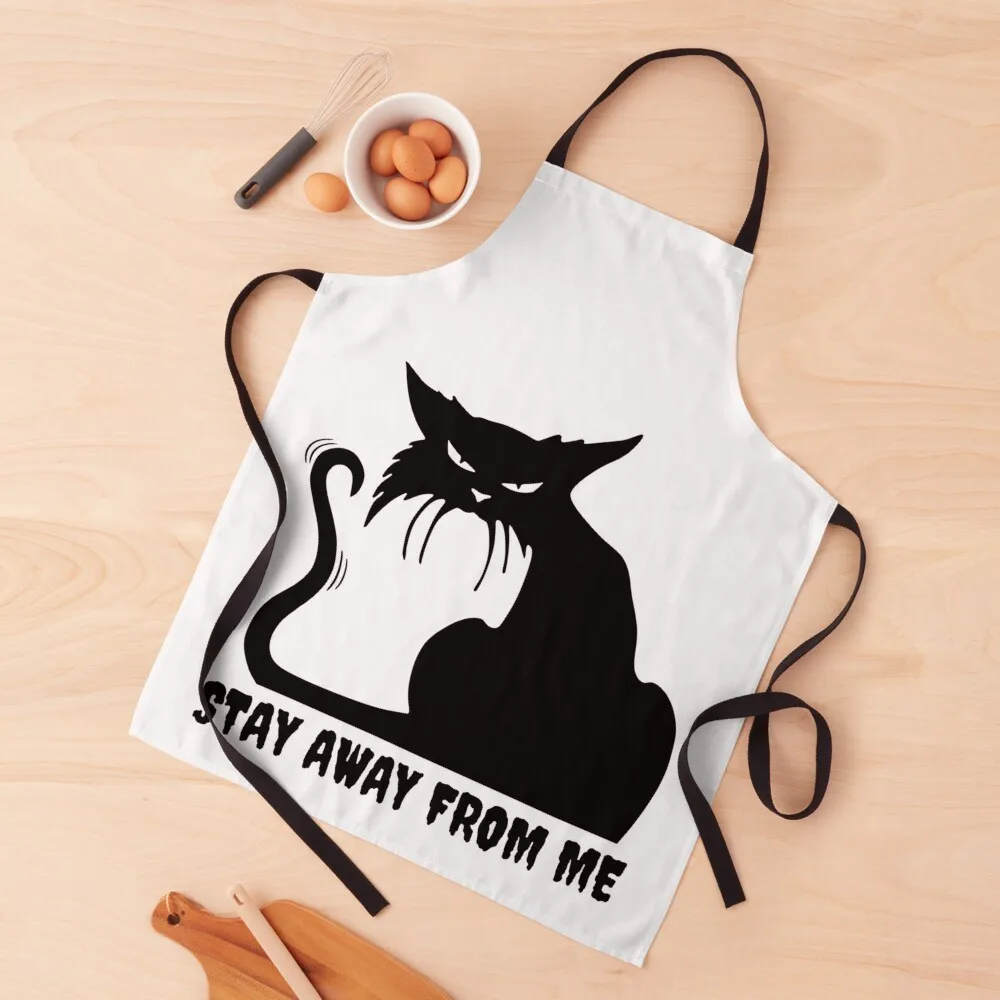 Stay Away From Me Apron Chef Accessory Ladies Women's Home Clothes Kitchen Novel Kitchen Accessories Apron