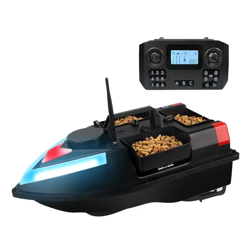 

GPS Bait Boat Carp Fishing 500m Range Wireless Control Dual Motor ABS Plastic Engineering Wave Resistant 2KG Load Capacity