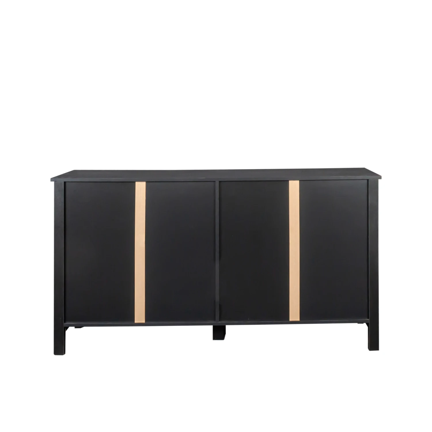 

Freestanding Sideboard Storage Cabinet with 4 Doors, 4 Open Shelves - Living Room Office Bedroom Storage