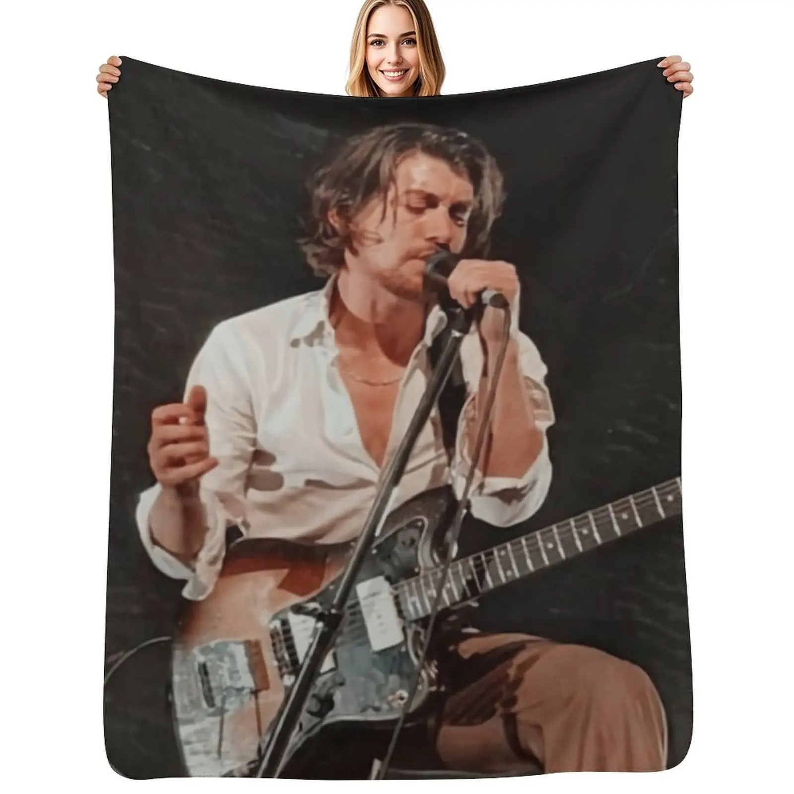 Alex Cool Style Throw Blanket Lightweight Warm Blanket for Travel Camping