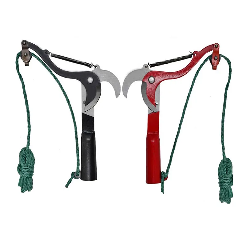 1PC High-Altitude Extension Lopper Branch Scissors Extendable Fruit Tree Pruning Saw Cutter Garden Trimmer Tool With Rope