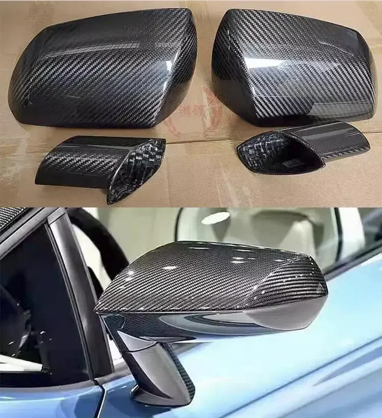 Real Dry Carbon Fiber Replacement Side Door Mirror Cover For Lamborghini Aventador LP700 LP720 LP740 LP750