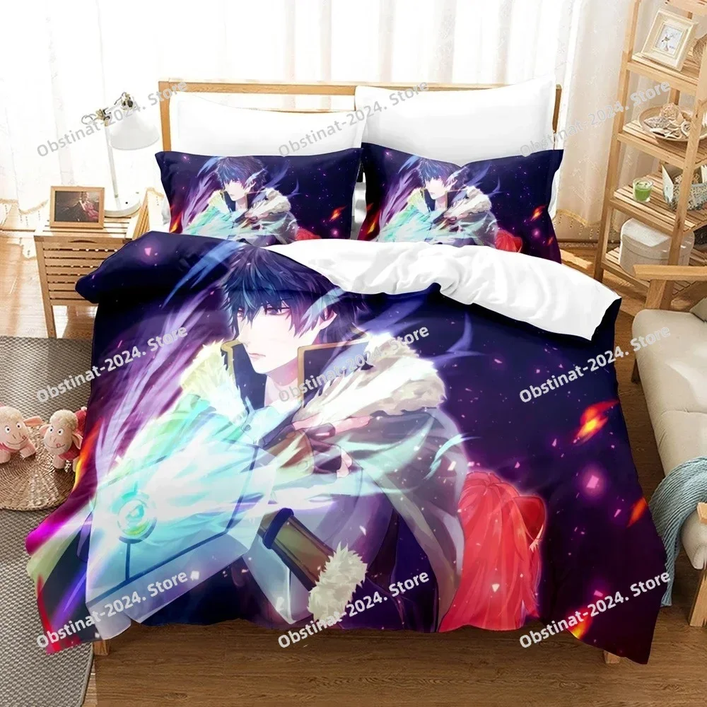 

3D Printed The Rising of the Shield Hero Bedding Set Duvet Cover Double Twin Full Queen King Adult Kids Bedclothes Quilt Cover