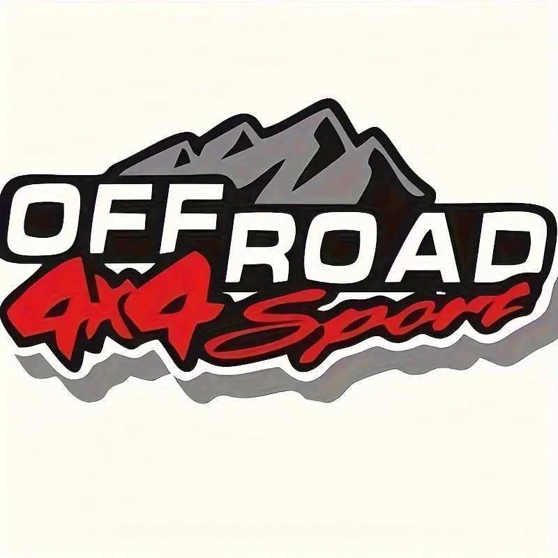 

1 виниловая наклейка для внедорожников 4X4 в спортивном стиле - мультяшная космическая тематика с радугой, матовая окантовка, неправильная форма, полосатый узор, одноразовая.