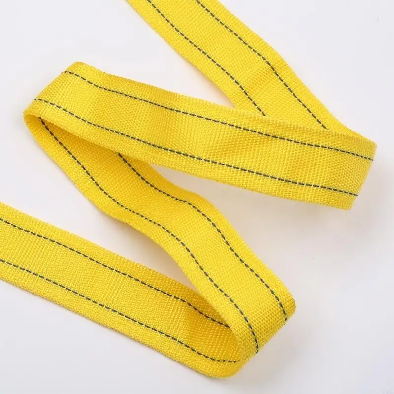 

U4LA 5 Ton Car Tow Cable Car Tow Strap Racing Auto Winch Rope Recovery Towing Cable- Strap Belt 400cm