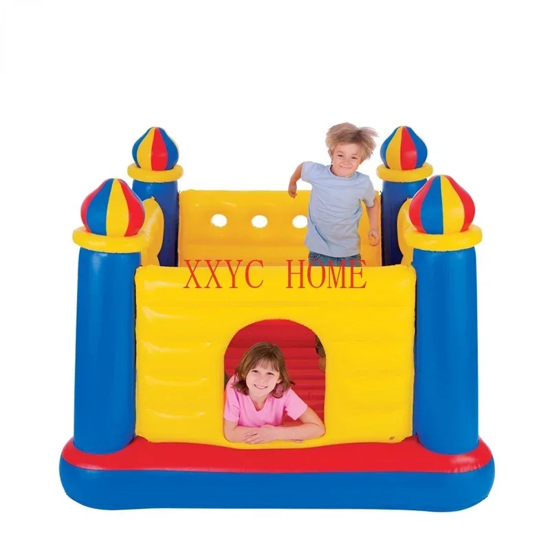 48259 Children Soft small indoor Inflatable Trampoline Jump O Lene Castle Bouncer Ocean Ball Inflatable Playground for kid