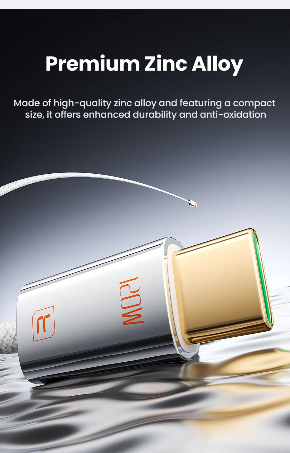 Toocki 120W USB Type C Cable for OPPO Supervooc 2.0 Vivo Super FlashCharge Data Cord Fast Type C Cable for iPhone Xiaomi Samsung