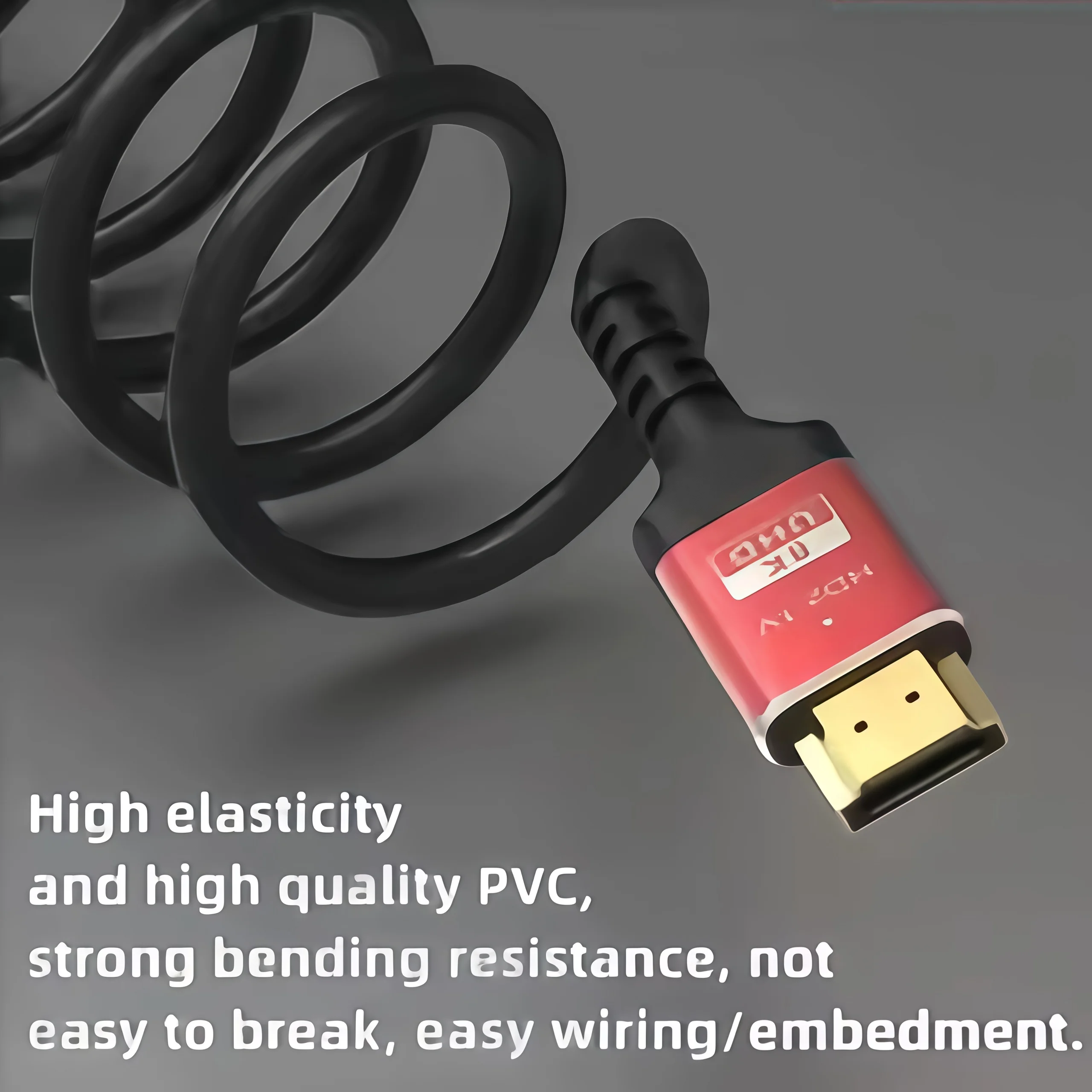 8K Ultra High Speed HDMI Cable 2.1, 48Gbps 1M/1.5M/2M, Support 8K@60Hz 4K@120Hz, eARC and Dolby Vision, Compatible with PS5 image 4
