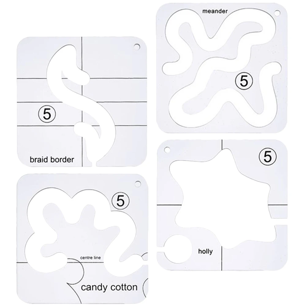

Sewing Templates Patchwork Ruler Quilting Tools Embroidery Kits Clothing Crafting Supplies Transparent Acrylic Pattern Template