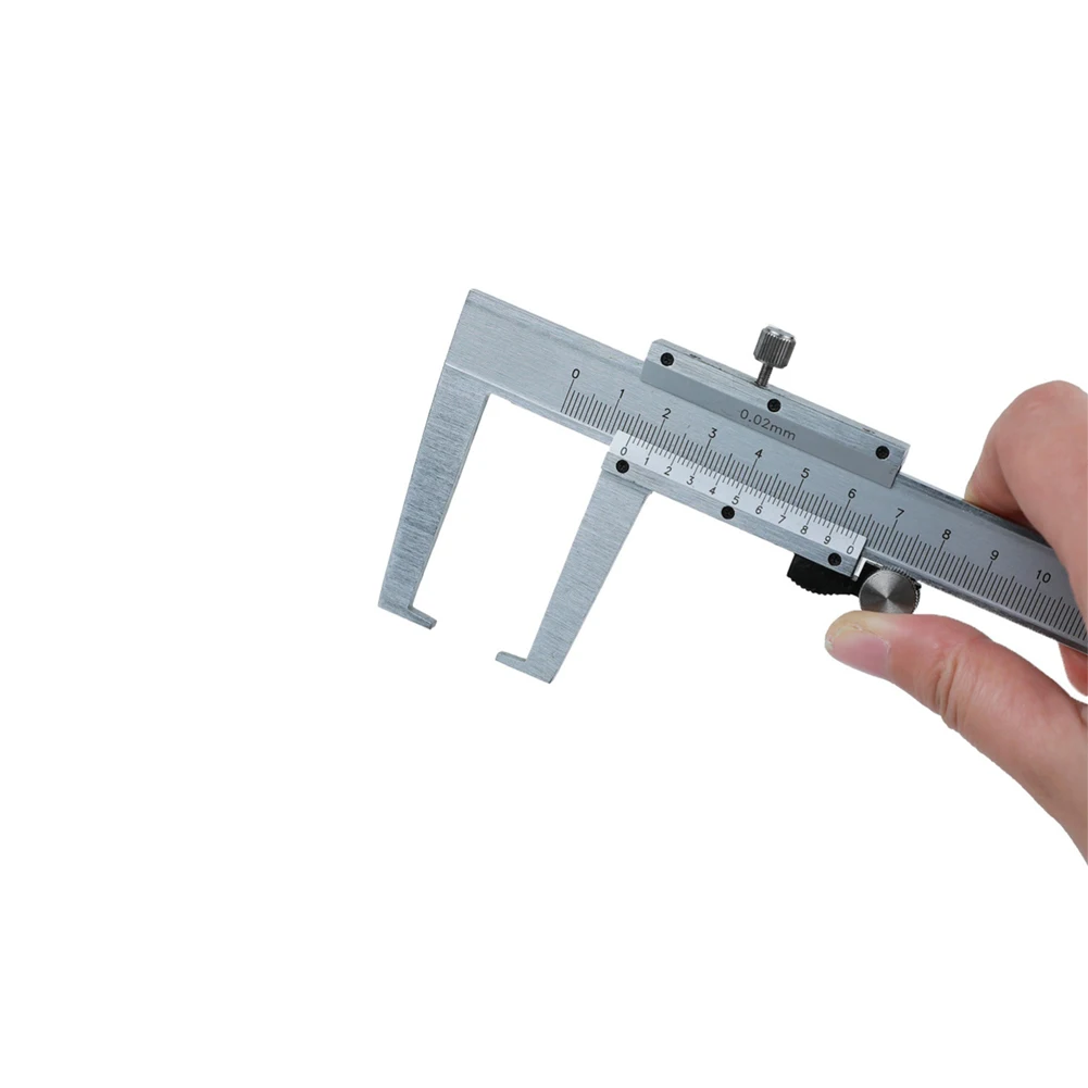 

Carbon Steel Vernier Caliper 0 02mm Resolution Measuring Tool for Diameter Depth and Step with Clear Scale Portable