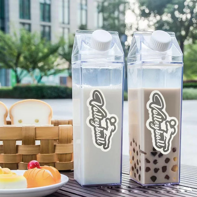 Leak-proof plastic water bottles cup male female students Korean version simple handy creative sports portable my waterbottle