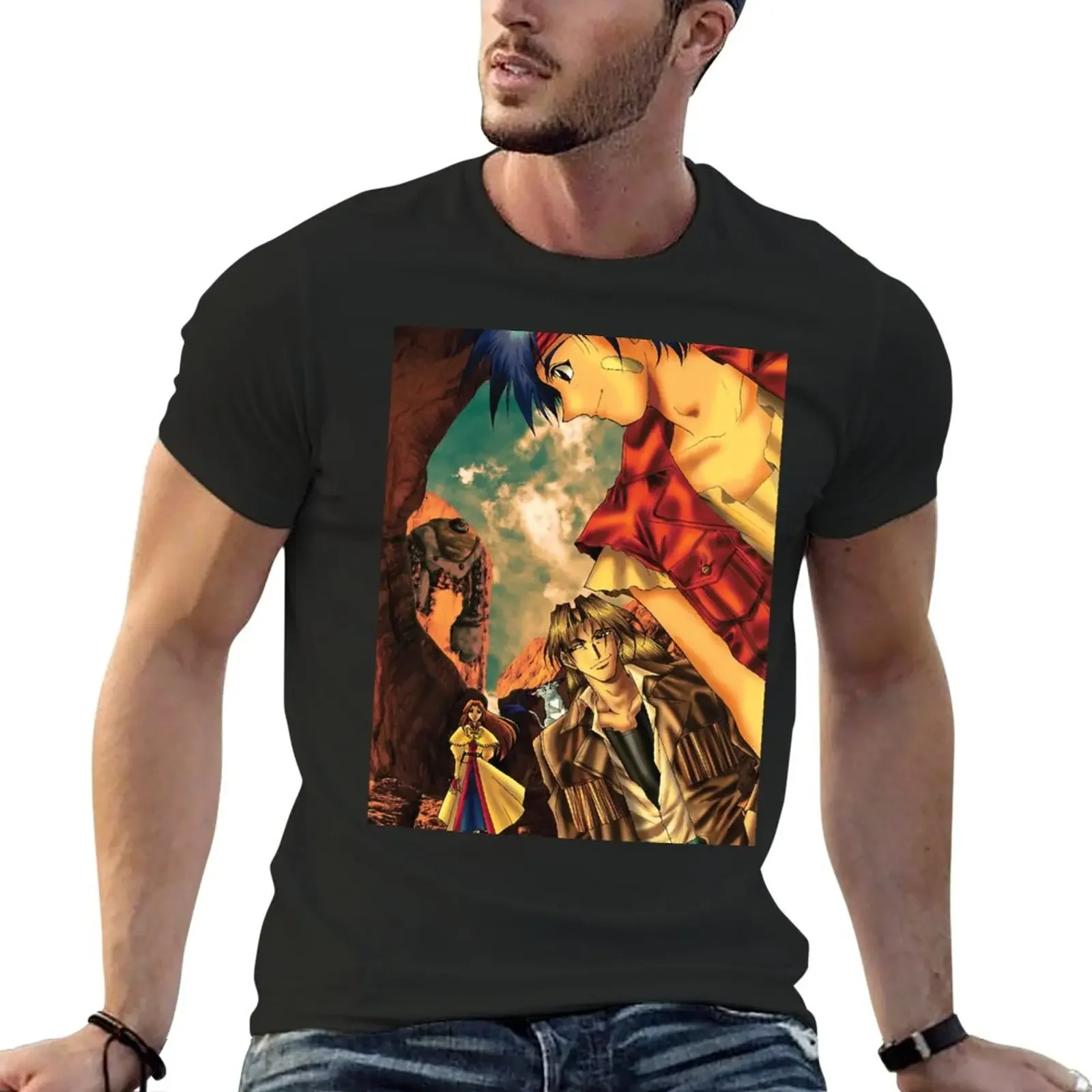 New Wild Arms - Rudy, Jack, Cecilia and Hanpan T-Shirt graphic shirts plus size clothes sublime mens designer clothes