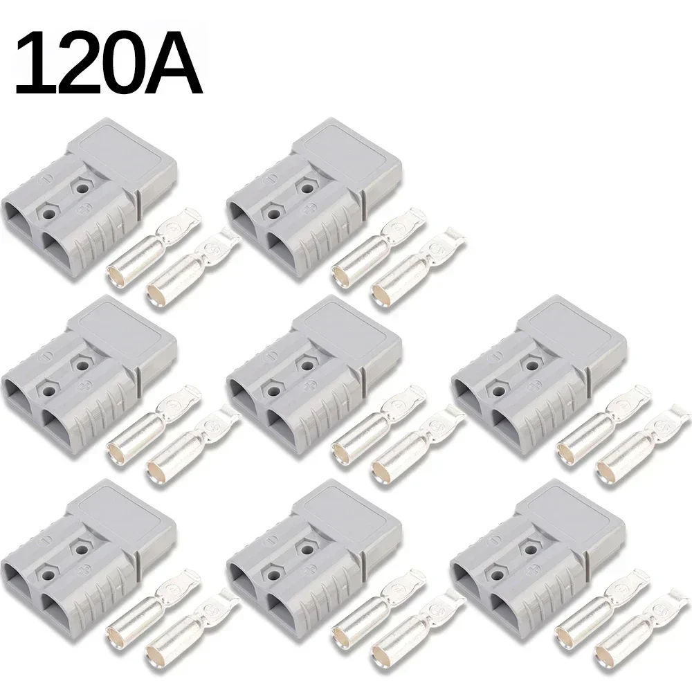 2/4/8 Stück Auto-Kabelverbinder, 50/120 AMP 600V Ladeanschluss für Kabelklemmen, Batterie-Stromanschluss