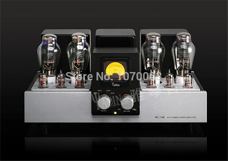 K-020 YAQIN MC-550C New Version Vacuum Tube Amplifier SRPP Circuit 300B*4 Class AB1 Power Amplifier 2x18W 110V/220V