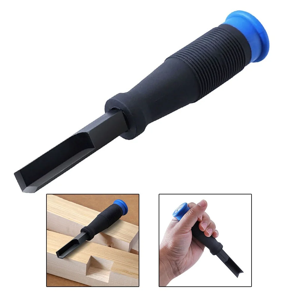 Brand New Chisel Tool HSS Thick Metal Tail Cap Wood Chisel Tool Woodworking 180mm Carving Chisel For Carpenter