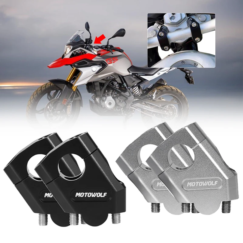 Support de barre de rehaussement de guidon pour moto, pour BMW G310GS G310R G310GS G310 R G310 GS G 310 GS G 310 R