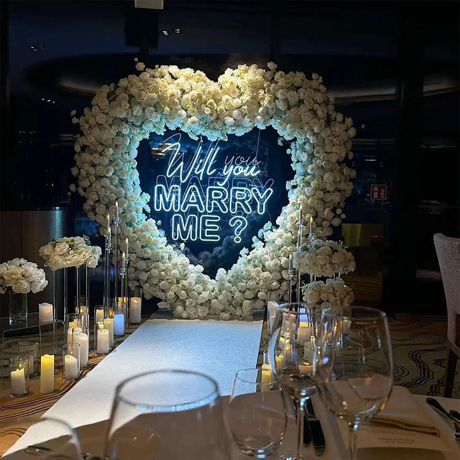 Custom Neon Sign Engagement Proposal Wedding Valentine Decor Large Romantic Light Marriage