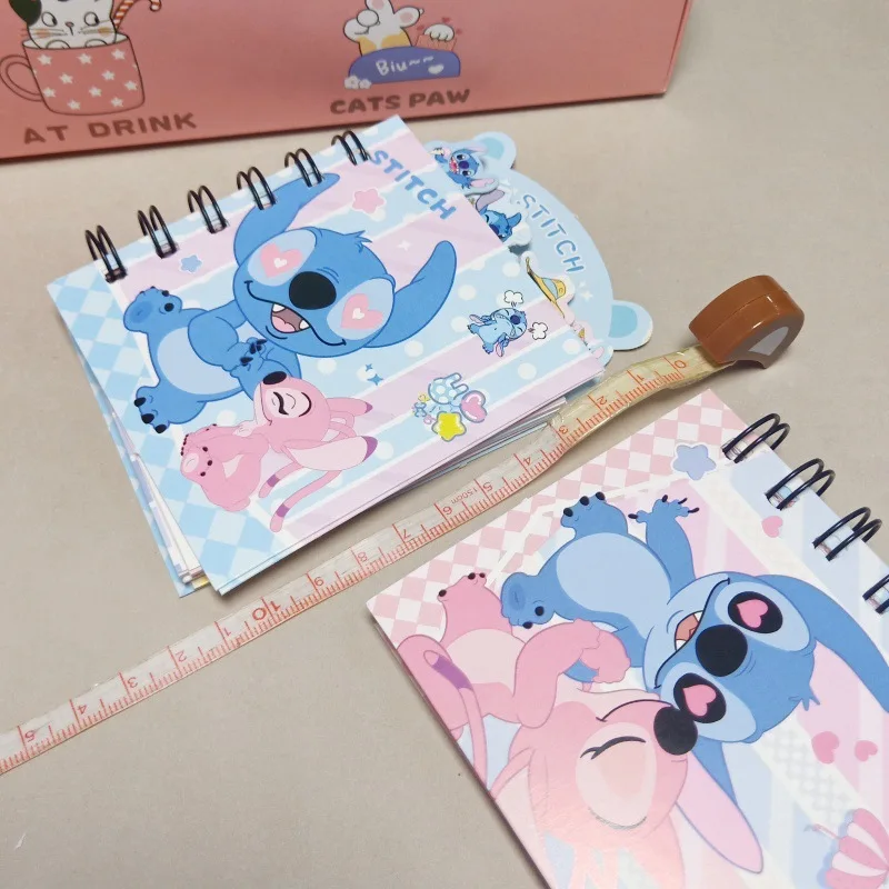 4-20pcs New Stitch Cartoon Separated Page Coil Notebook Color Notebook Stitch Student Supplies Wholesale