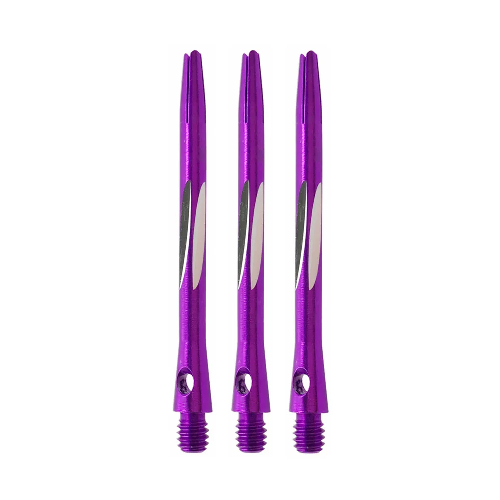 6pcs Aluminium Alloy Shafts 48Mm Medium Length Smooth Grip Compatible With 2Ba Thread Flights Dart Accessories Rod Outdoor