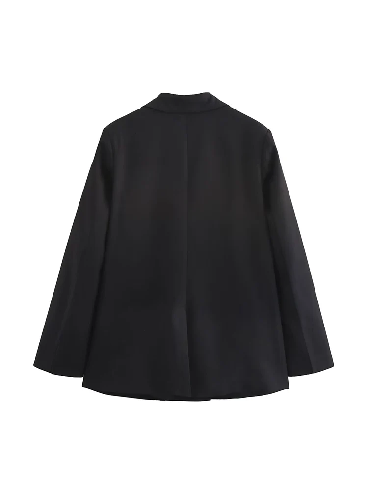 New autumn and winter slim suit jacket asymmetrical design lace-up slim fit capable commuting temperament women's suit image 2