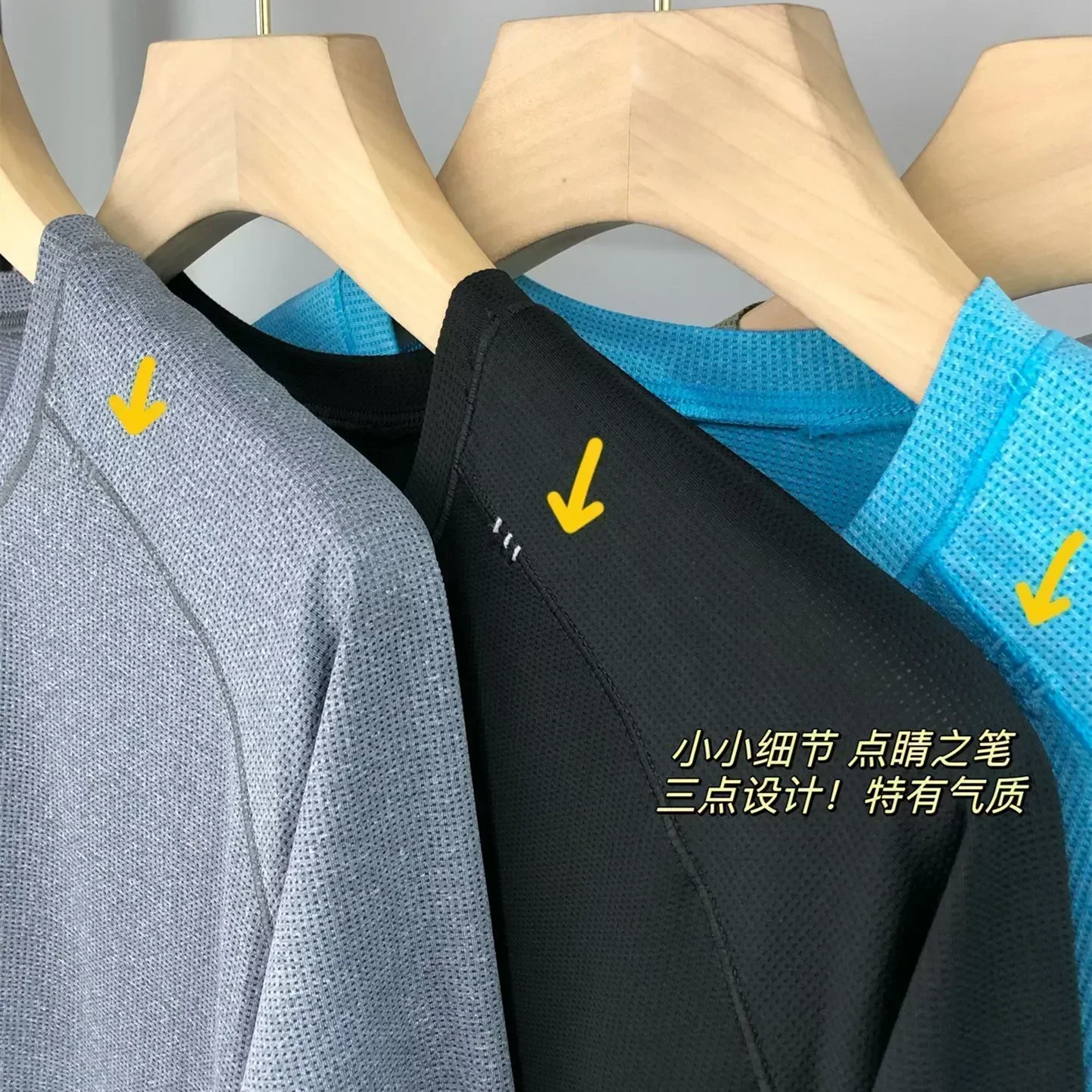 Lemon Men's Metal Vent Tech Men's sports short-sleeved T-shirt Casual 7-color Breathable Round Neck Quick Drying Sports T-shirt