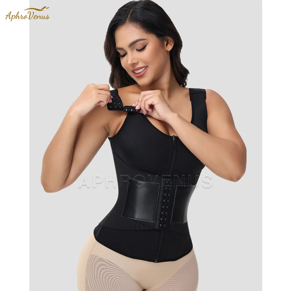 

Fajas Slimming Double Compression Shapewear for Women Extreme Tummy Control Waist Trainer Corset Girdle Vest Bodysuit with Bra