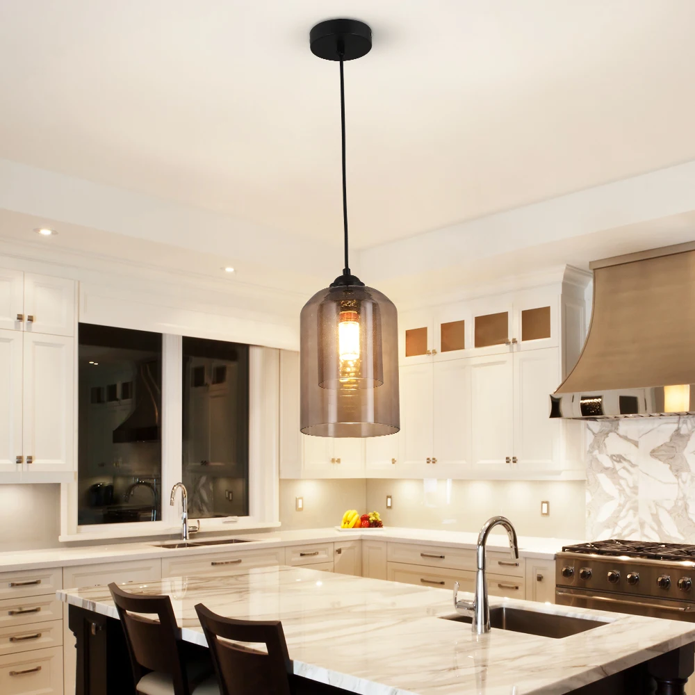 Glass Led Pendant Light Modern Chandelier Minimalistic Ceiling Lamp Kitchen Island Bedroom Hanging Fixture Lustre Home Decor image 6