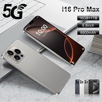 Original i For Phone 16 Pro Max mobile phone smartphone Telefone i16 android function 5g smartphone gaming phone