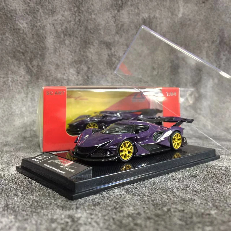 Коллекция литых спортивных автомобилей SmallcarART 1:64, модель автомобиля Intensa emosione V12