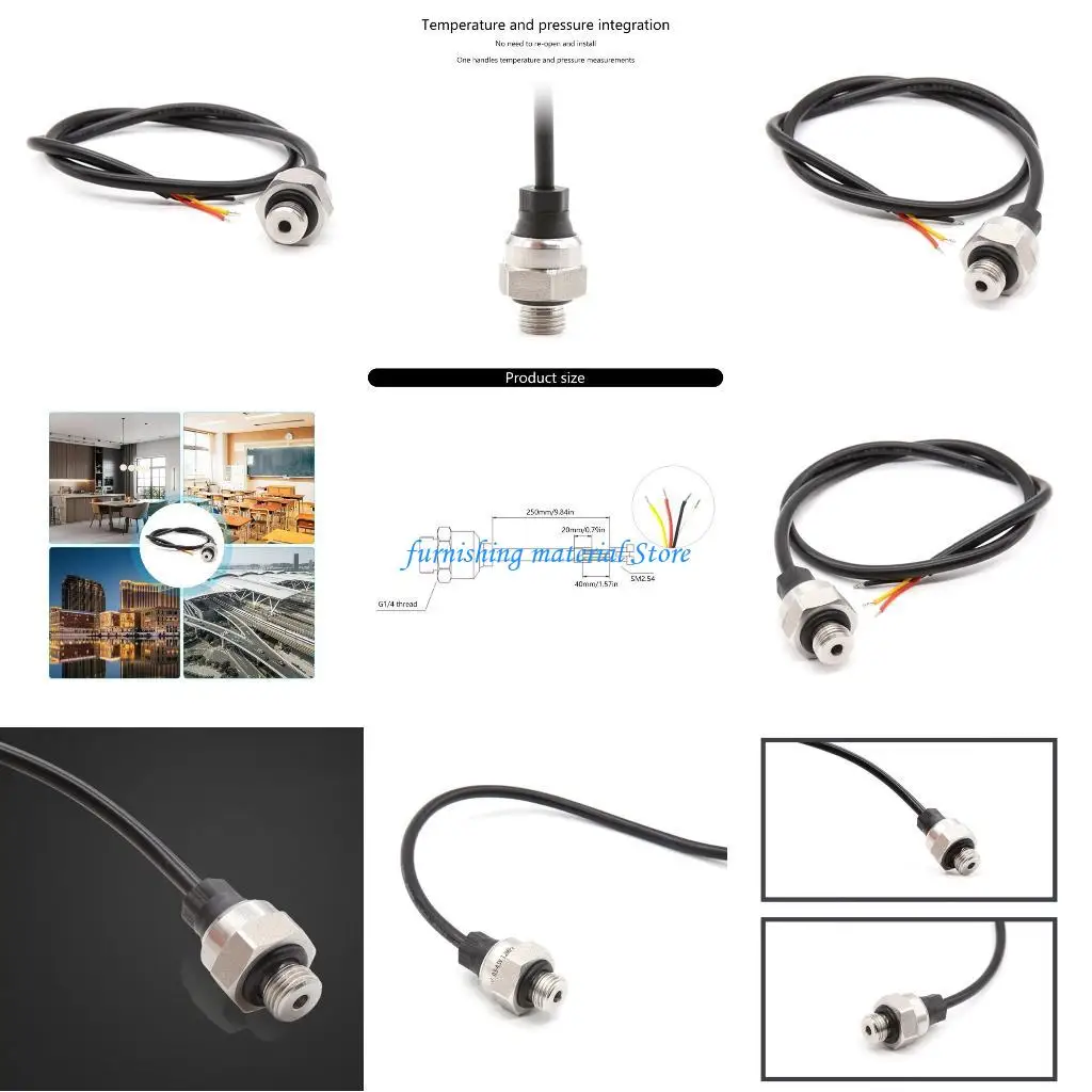 

Y5GD Pressure Transmitter G1/4 Pressure Transducer Sensors for Water Oil Gas 0.5-4.5V