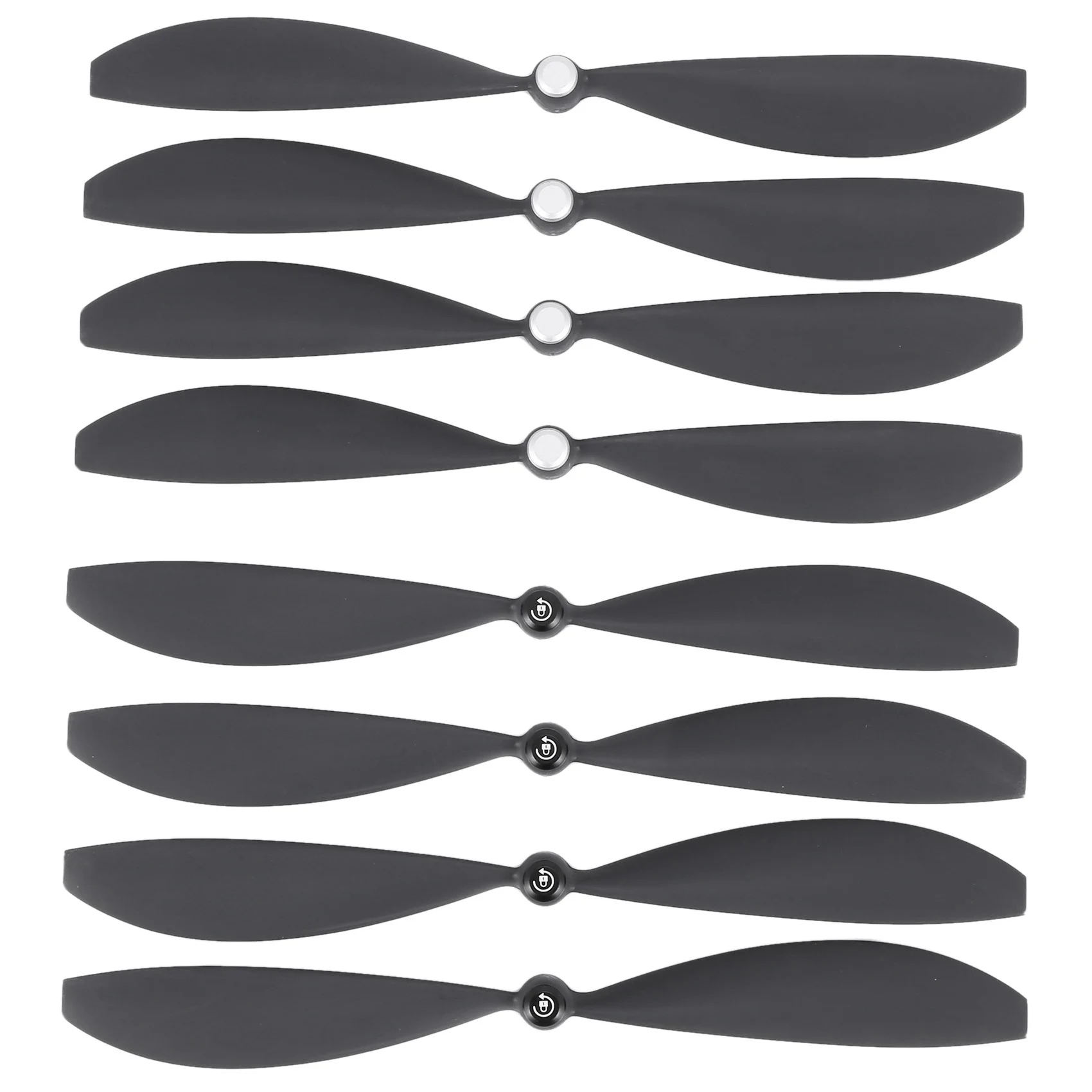 8 Uds para hélices de drones cuchillas alas accesorios piezas para Gopro Karma negro D.21-BTFL