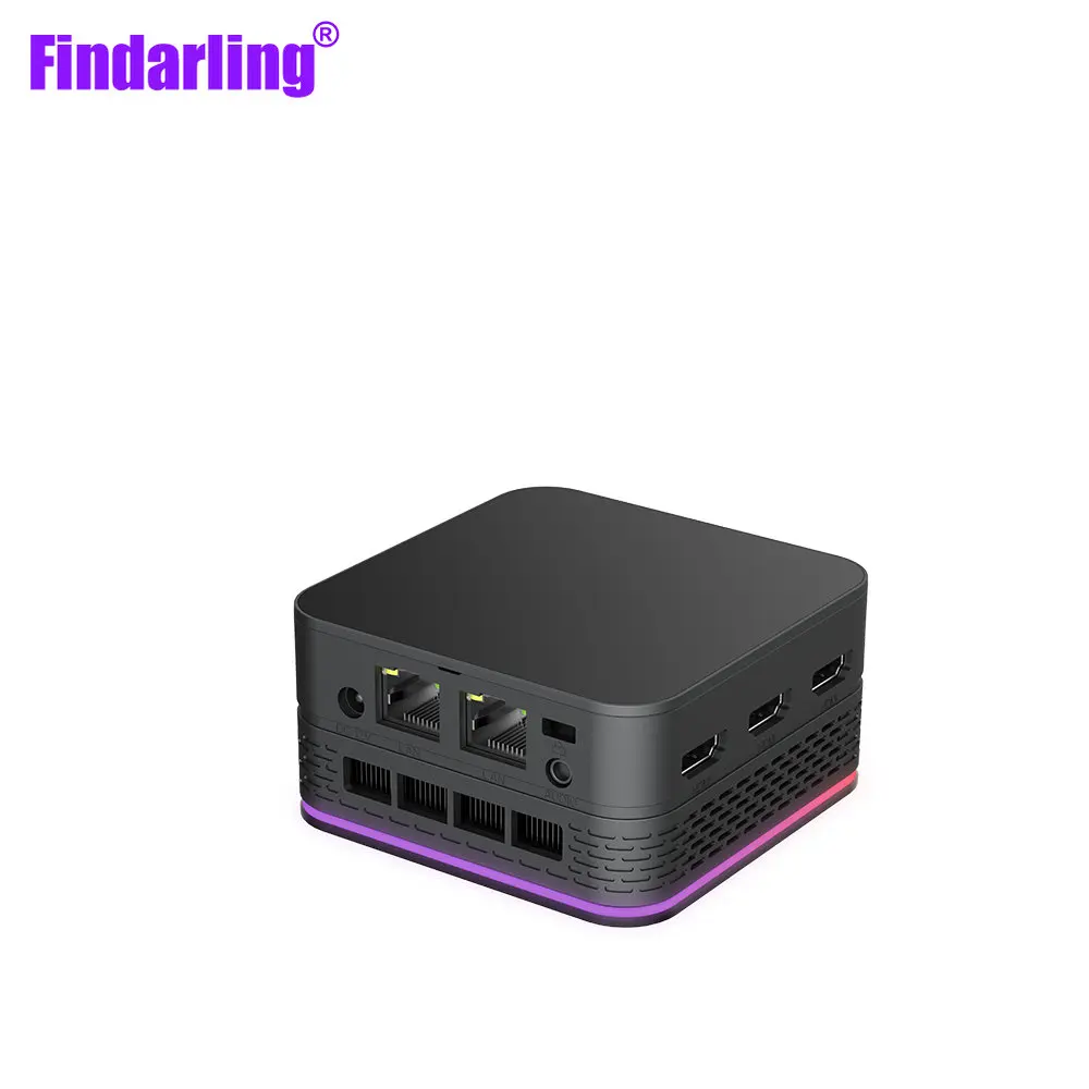 T9 Plus Intel Alder Lake N100 Mini PC 16GB DDR5 512GB Windows 11 Pro Small Pocket Computer Dual LAN Three HD Desktop PC Gaming