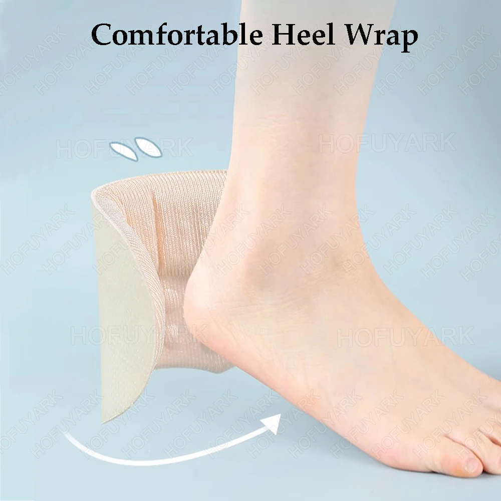 4Pcs Self-Adhesive Heel Sticker for Shoes Insert Adjust Shoe Size Filler Anti-Wear Feet Heel Pads for Heels Pain Relief Insoles