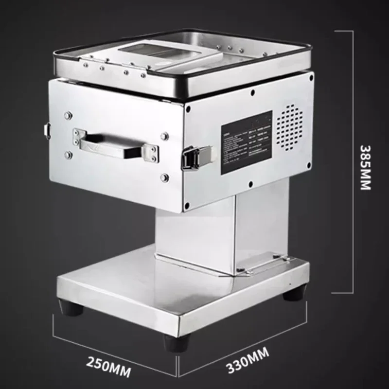 220v Electric Meat Slicer Commercial Automatic Meat Cutter New Pork Ear Slicing Machine Small Domestic Meat Cutting Machine