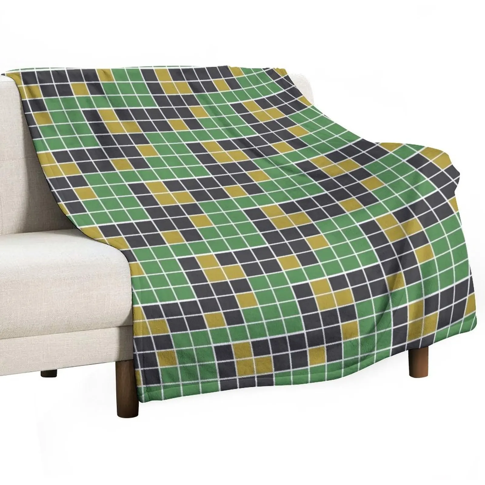 Wordle grid Throw Blanket Plaid Thins Blankets