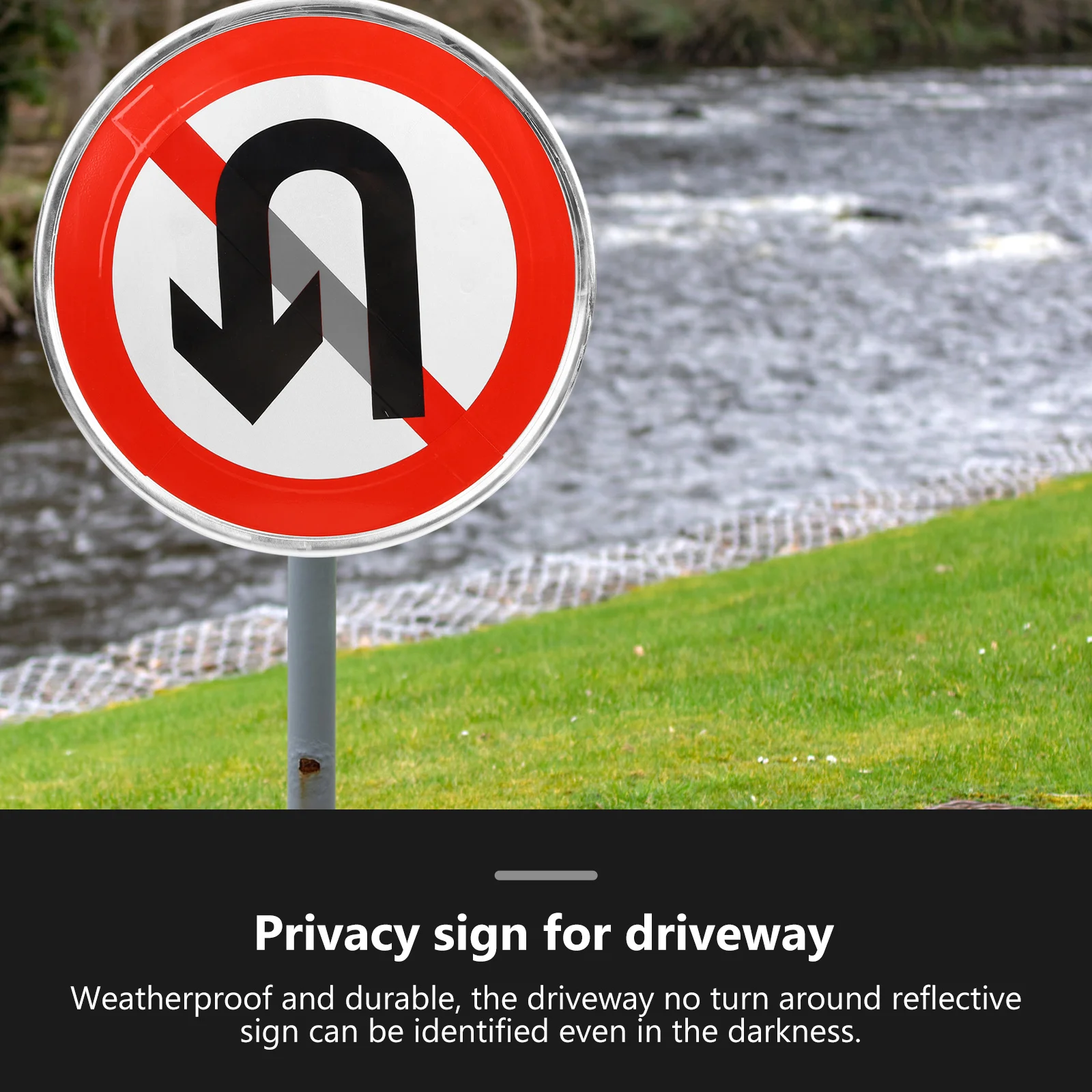 علامة معدنية بدون انعطاف، مؤشر خصوصية على الطرق، سطح عاكس، طباعة شفافة، مرئي للغاية، استخدام خارجي لجميع الأحوال الجوية #5
