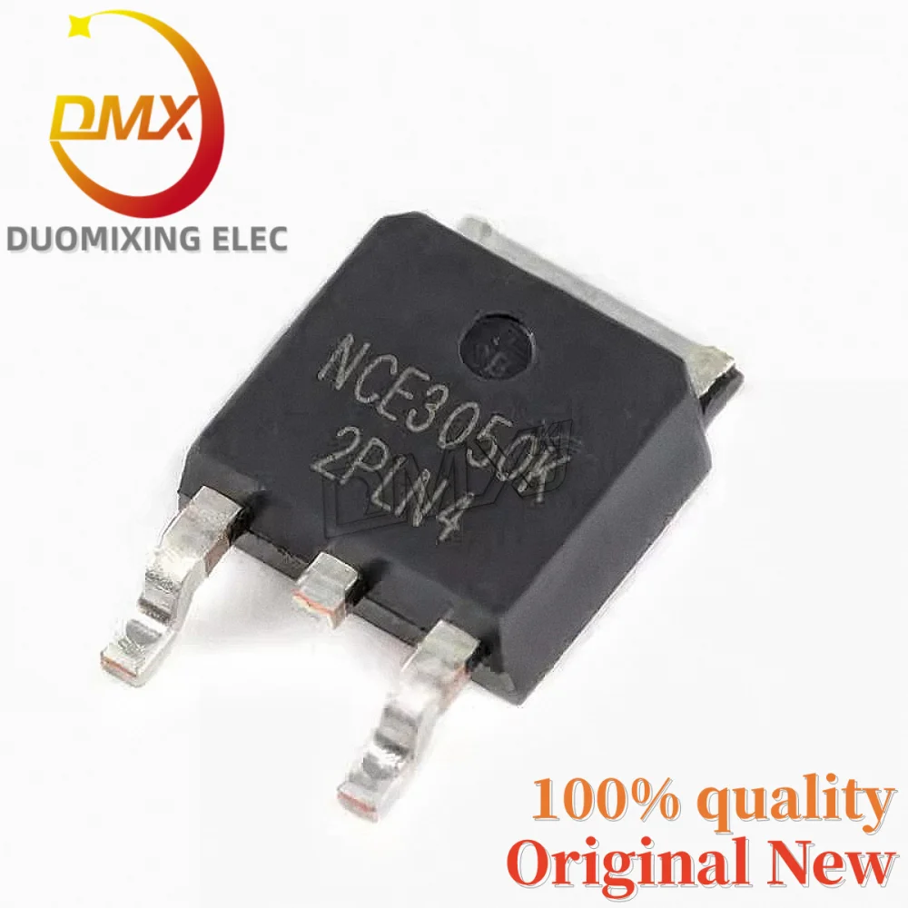

5-10PCS 100%New High quality NCE3050K TO-252-2 30V/50A NCE3050 N-channel MOS FET chip.