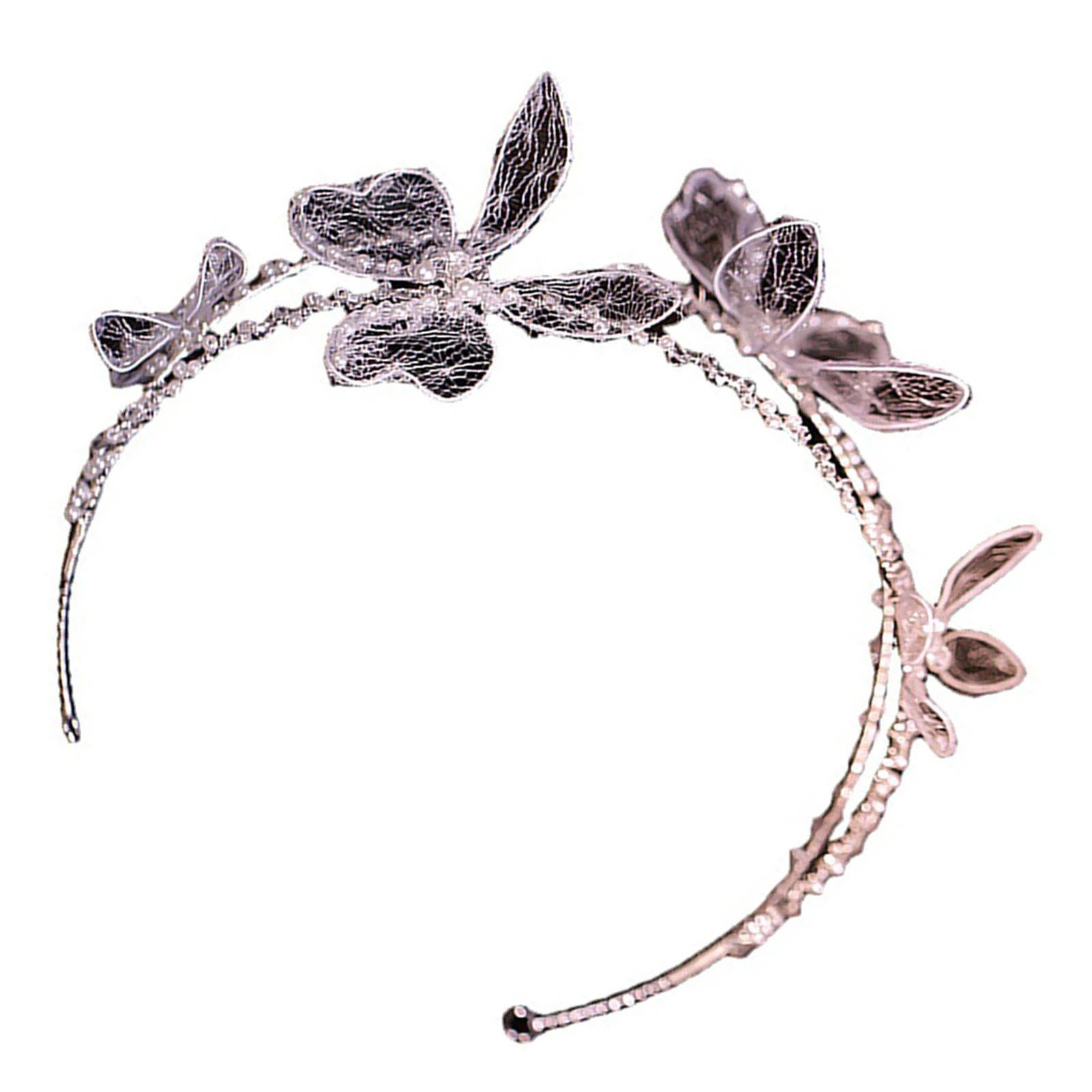 Fashion Bangs Hairstyle Flower And Faux Pearl Design Headwear For Party, Dance,  Or Even Daily Life