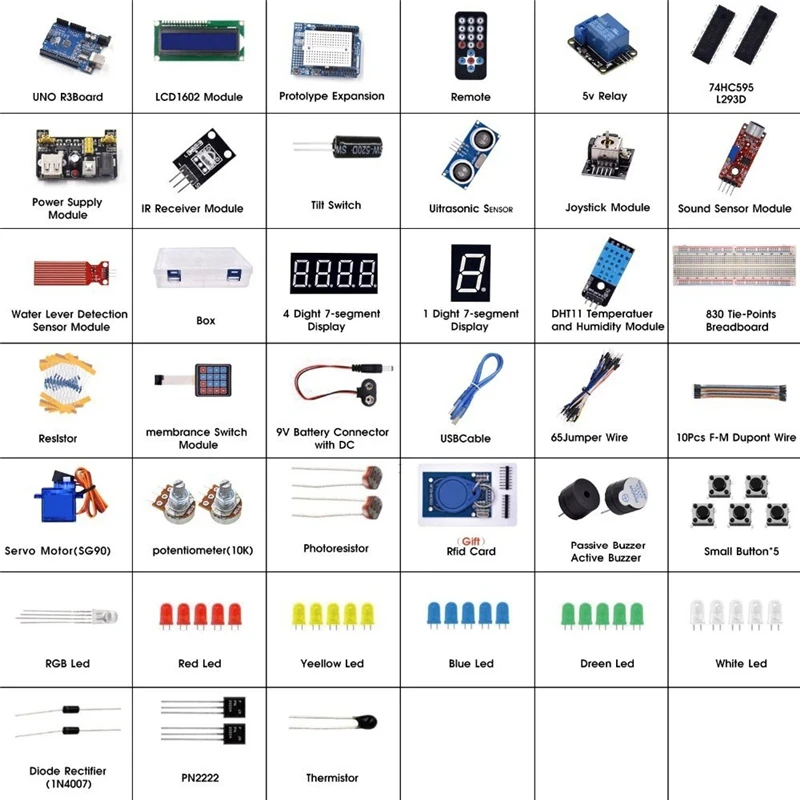 Kit di avvio RFID versione aggiornata/ufficiale Kit di programmazione per l'apprendimento dei principianti adatto per UNO R3