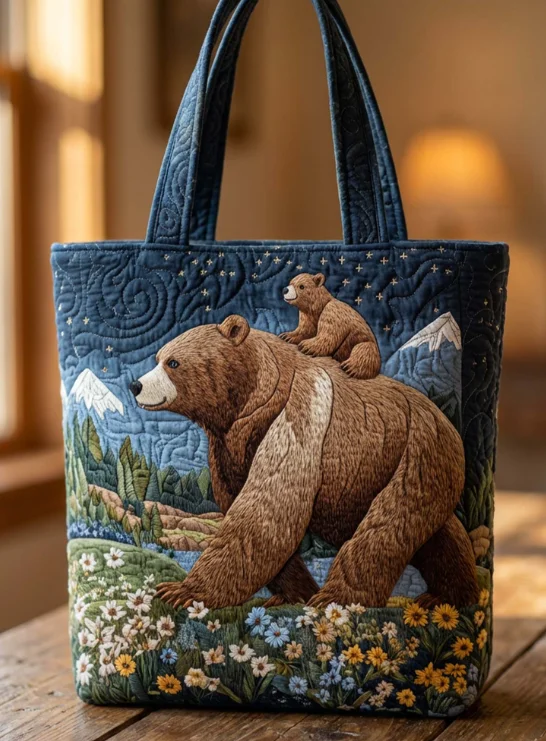 3D Printed Quilted Tote Bag Shopping Bags Gifts Shoulder Bag Handbag Sport Bag elegant Travel Beach Hiking Camping