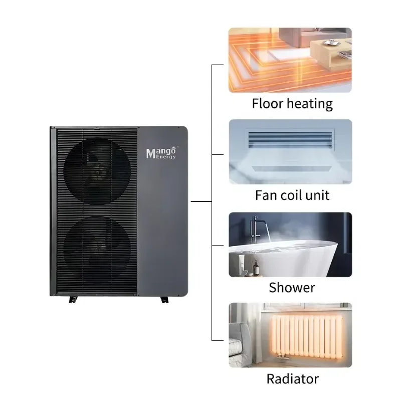 【2026】Mango Energy QII Pro Heating Cooling DHW Pump R32 DC Inverter Air Source Heat Pump