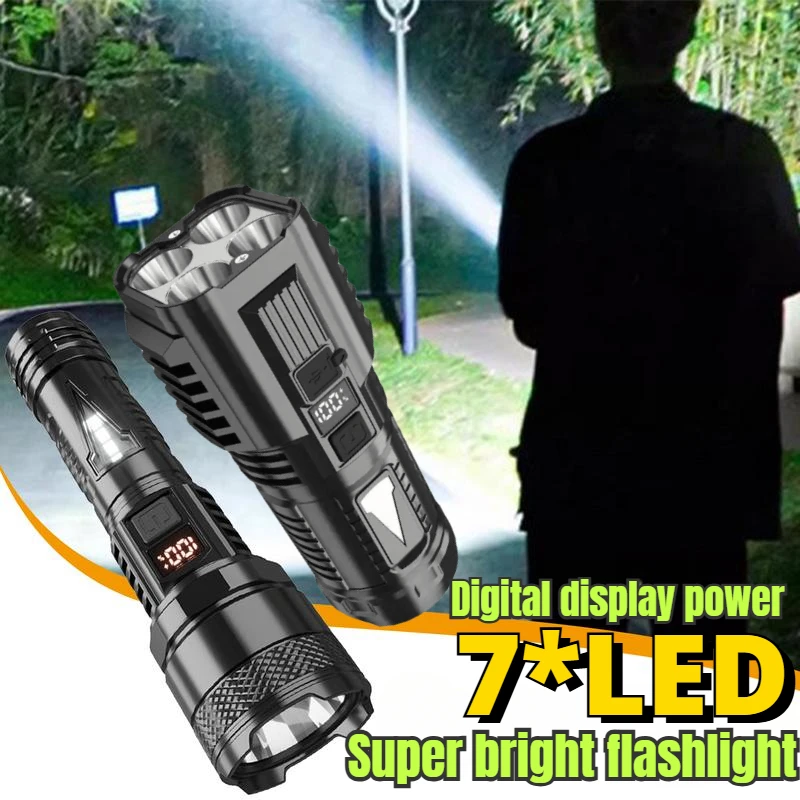 Multi-função Mini LED Pocket Lanterna, High Lumens, portátil Luz Tocha, Lâmpada ao ar livre, Emergência Camping Lanterna