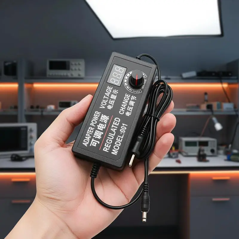 2026 NEW Adjustable AC DC Switching Regulated Power Supply Converter With LED Display DC 3V-12V 3A For LED Strip Light Driver