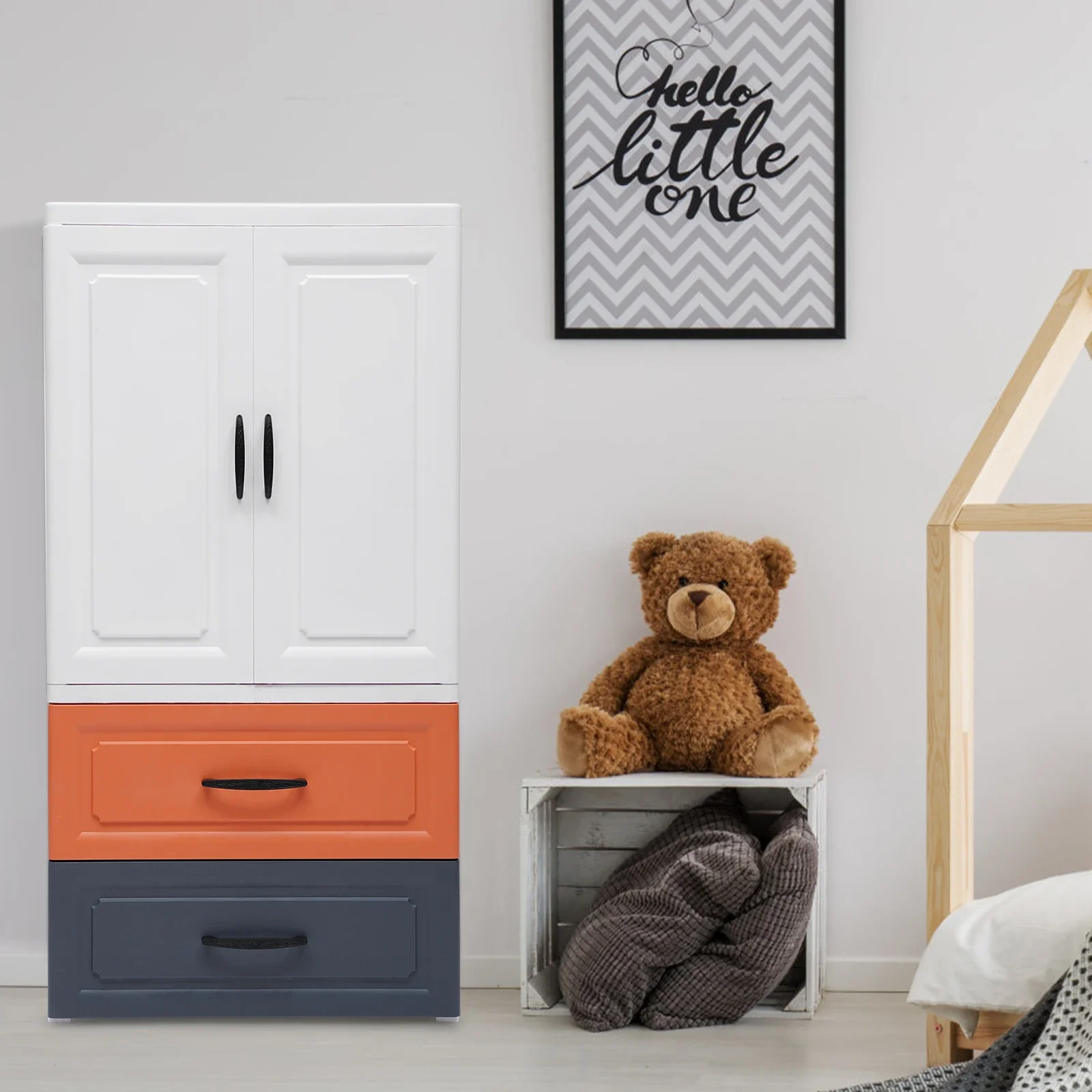 

Шкаф-органайзер для хранения с ящиками — прочный дизайн для организации спальни