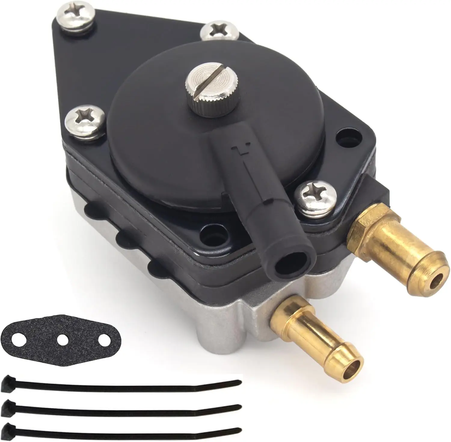 438559-ジョンソンエビンルードマリン-6-235-hp-船外機用ストラップとガスケット付き燃料ポンプは、385784-433390-765591-を置き換えます。