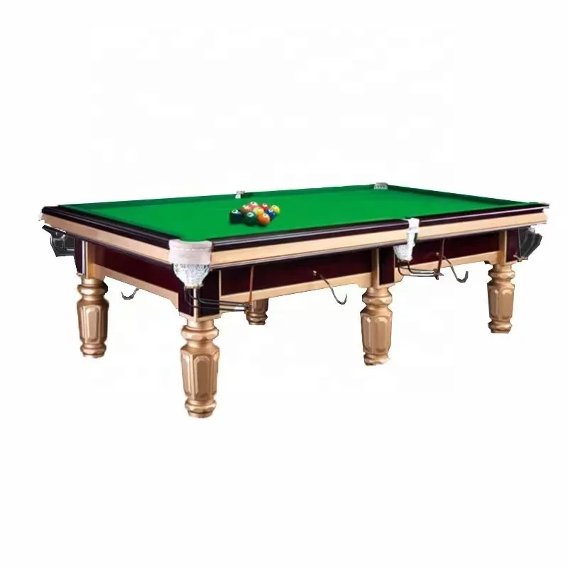 Custom Modern Slate Black 9ft Tennis Snooker Billiard Pool Table