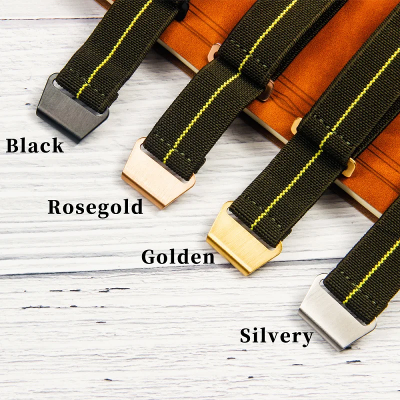 60 Borsa per paracadute francese vintageNatoCinturino per orologio in nylon elastico adatto per le principali marche18 20 22 mm